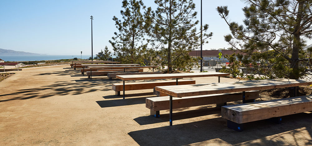 Picnic area at Presidio Tunnel Tops